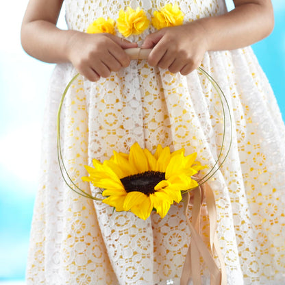 Sweet Sunshine Flower Girl Bouquet –  Willow Blooms Floral, Marlin TX