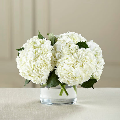 White Hydrangea Bouquet –  Willow Blooms Floral, Marlin TX